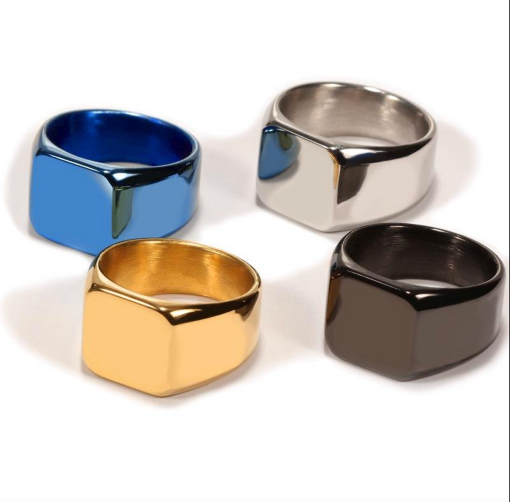 Titan Square Statement Ring