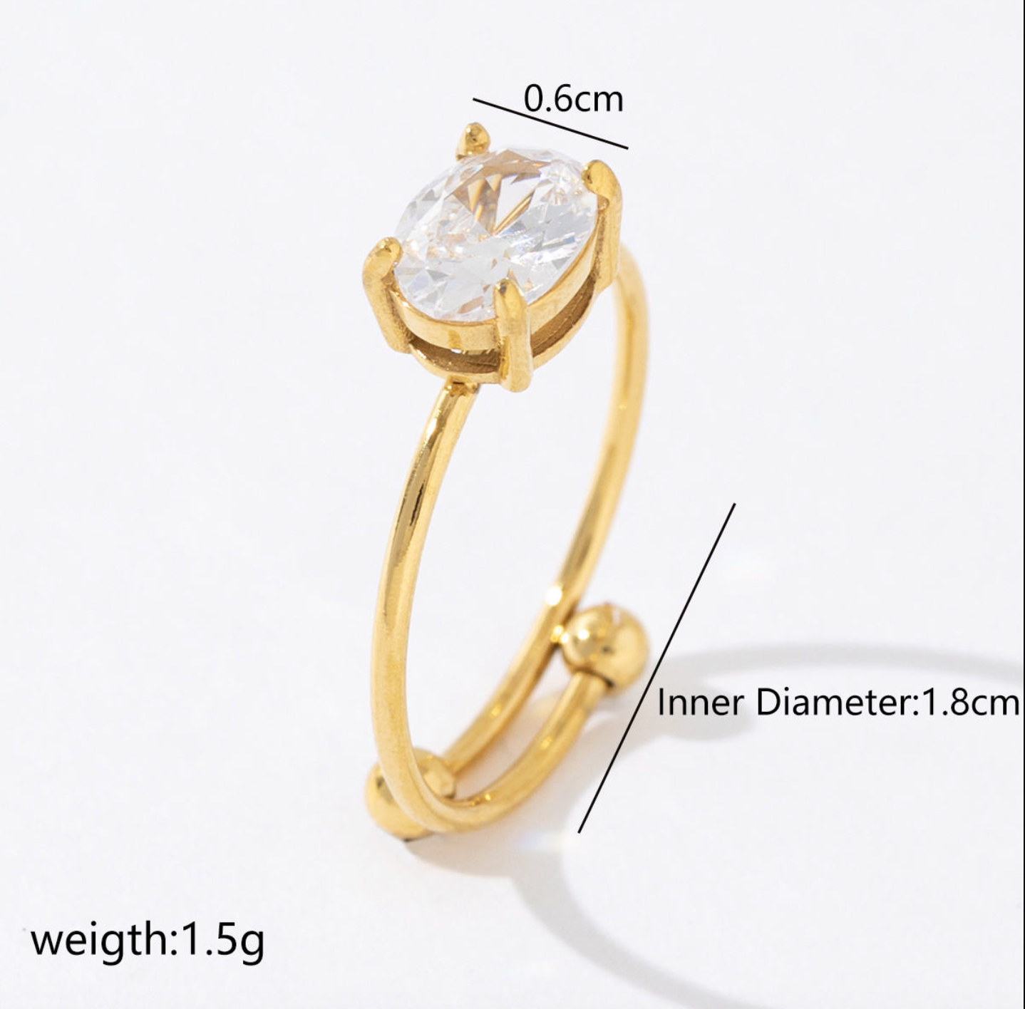Celeste 18K Gold Ring