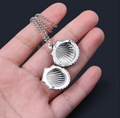 Ocean Shell Locket Necklace